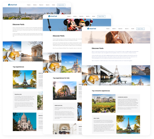 Discover Your Next Destination Content