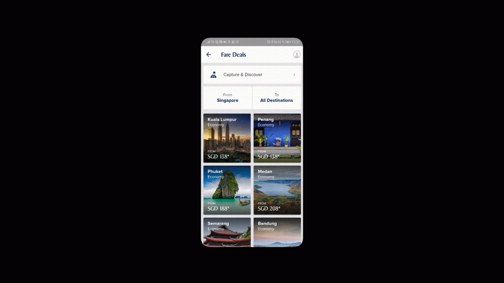 singapore app - customer experience