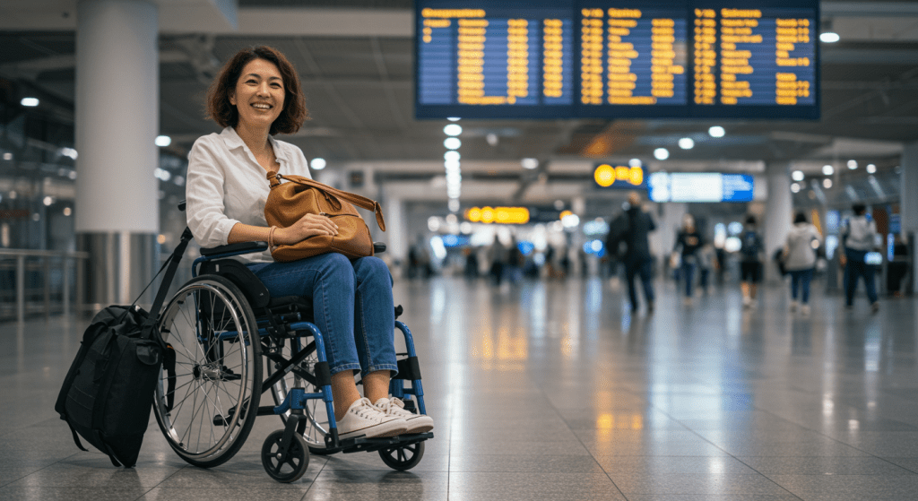 Volar con movilidad reducida