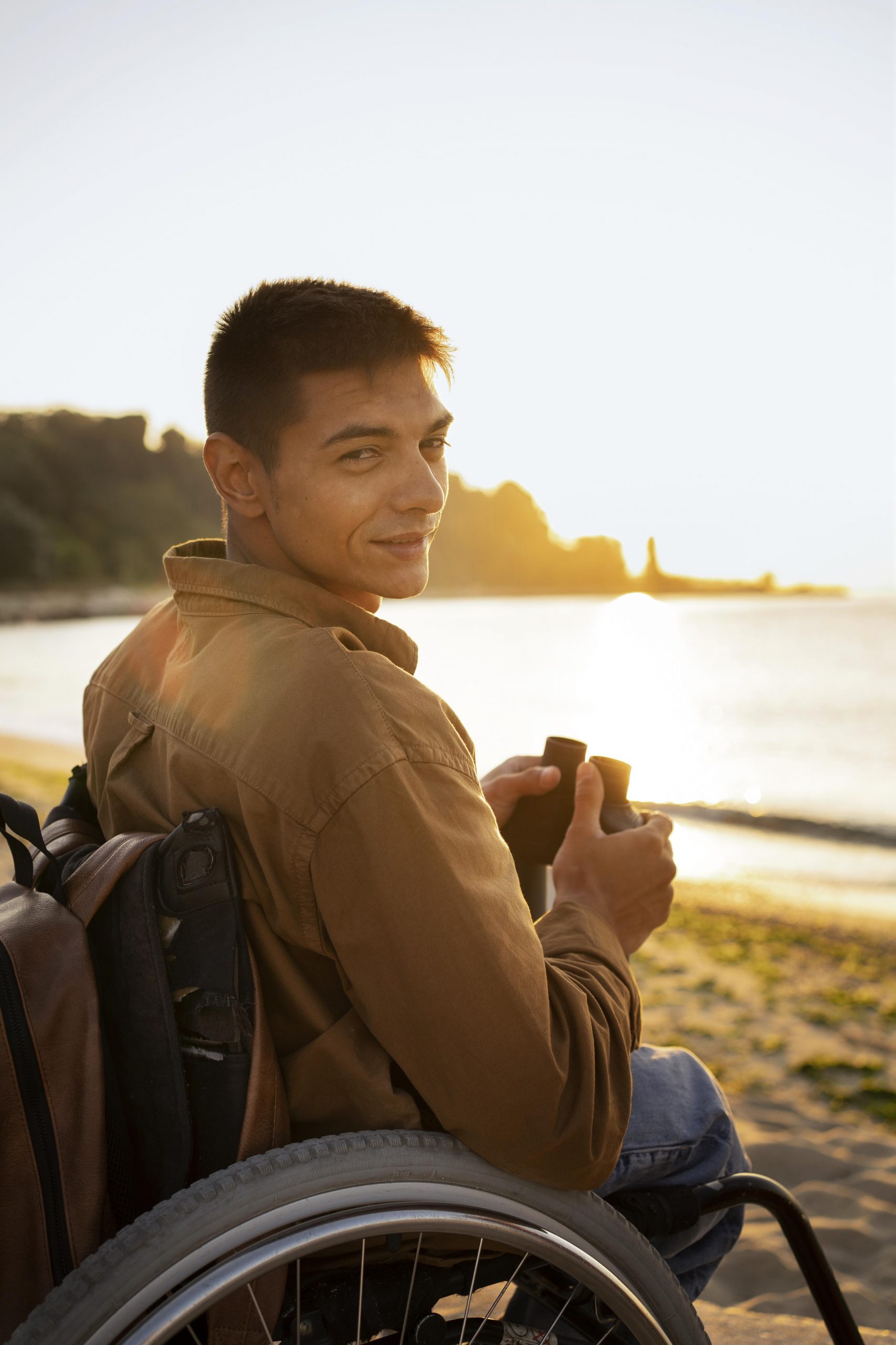 Man Looking for Travel Requirements