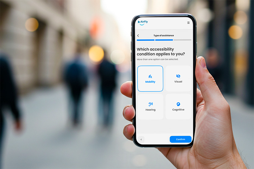 Man Looking for Travel Requirements