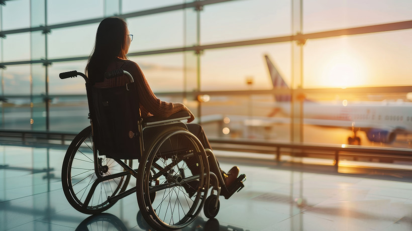 Man Looking for Travel Requirements