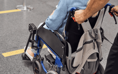 Which companies provide information on wheelchairs, batteries, and special assistance for airline passengers?